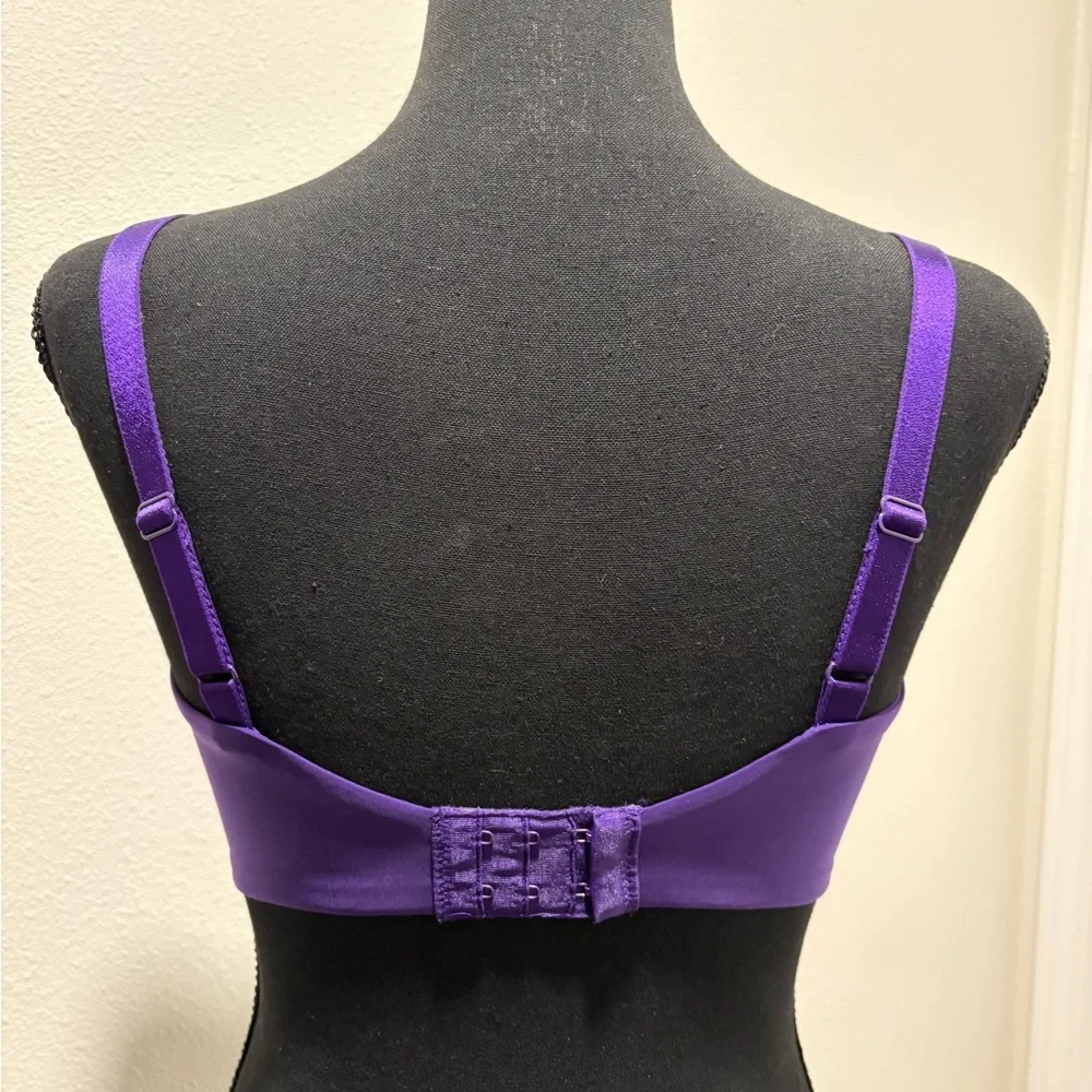 Wacoal Violet Indigo Lace Impression Full-Coverage Underwire Bra Size 32DDD NWT - Picture 4 of 16